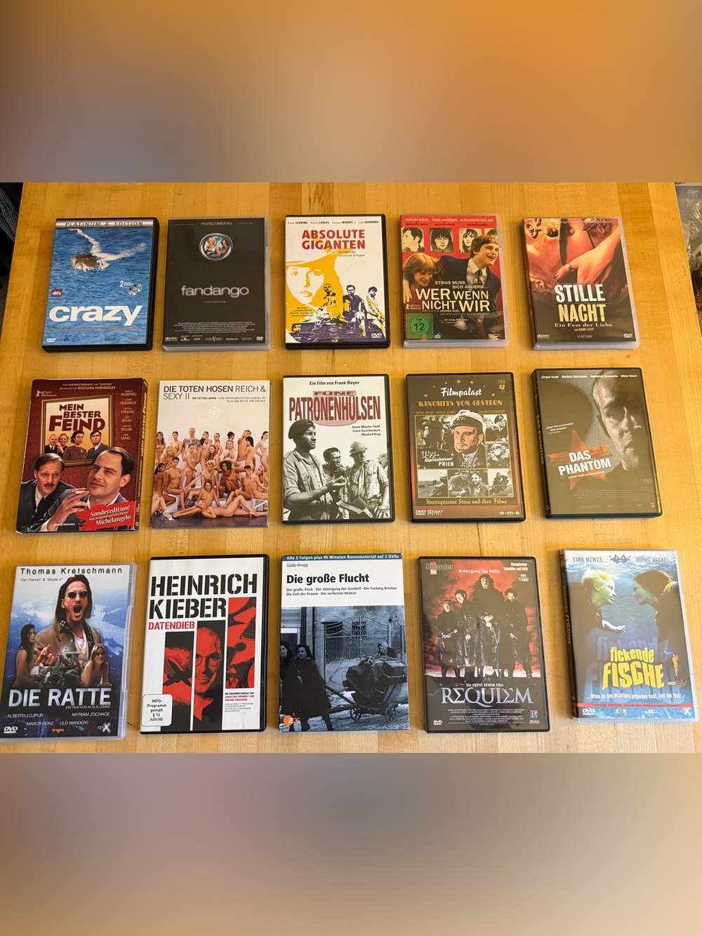 📀 🎬🇩🇪Lot of 15 German Movies Region 2 DVDs Comedy Drama Horror *Estate Sale*
